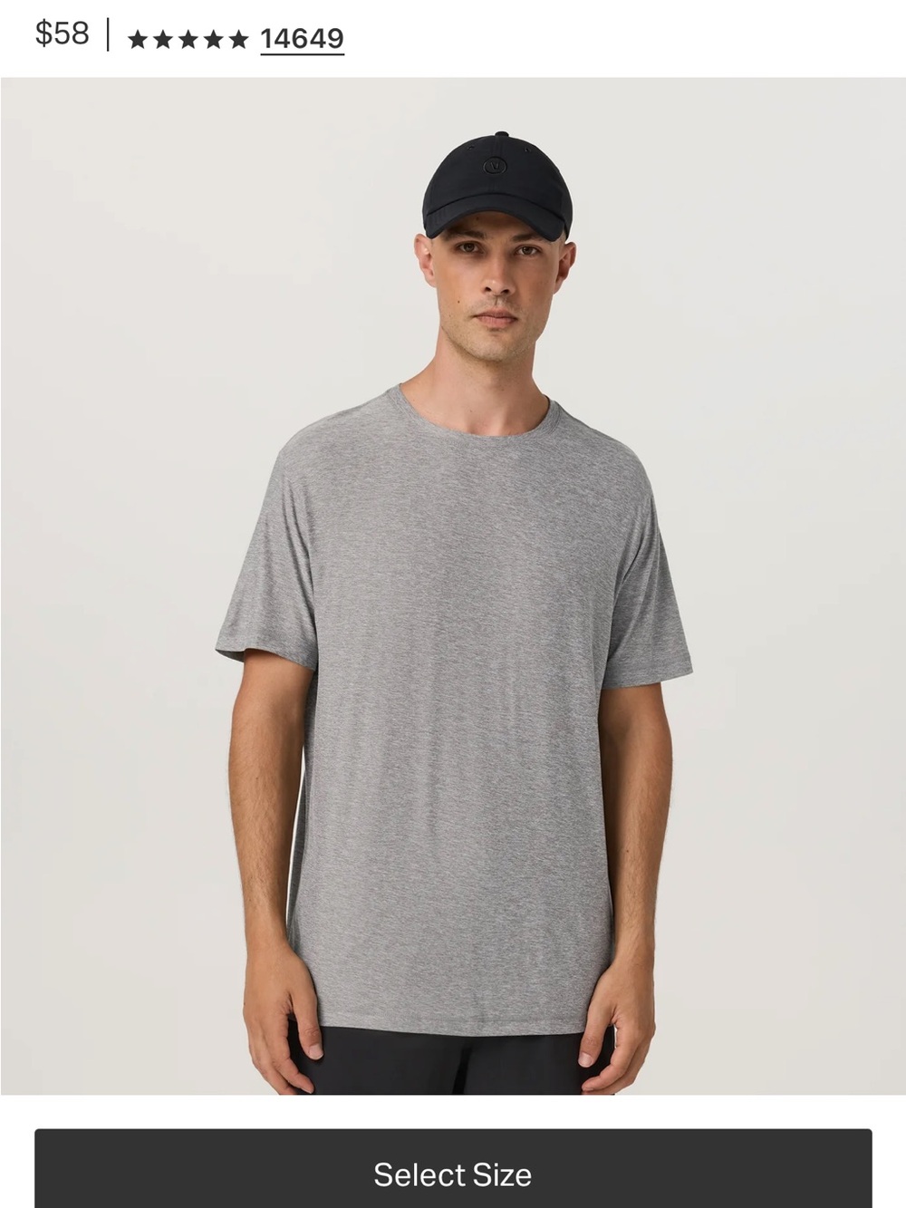 Vuori Gray Short Sleeve Crew Tee - Picture 4 of 4